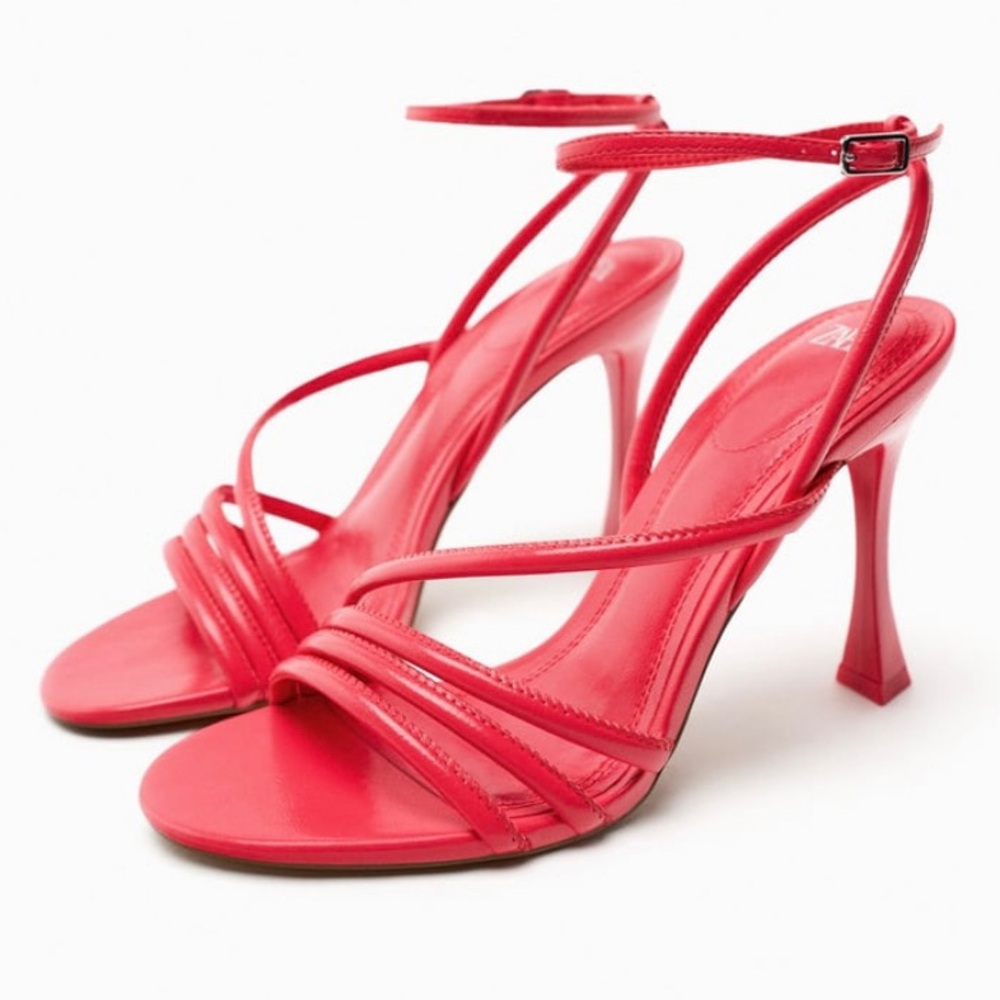 Zara Coral Heels